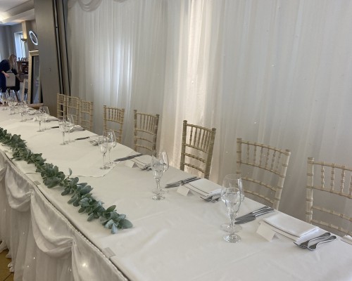 Top Table & Starlit Backdrop